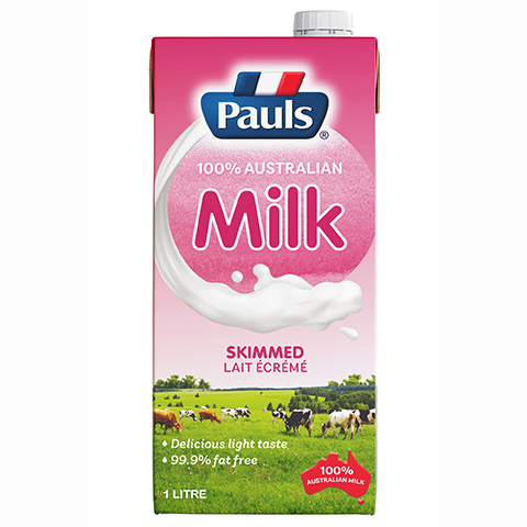 保利脫脂牛奶 1公升